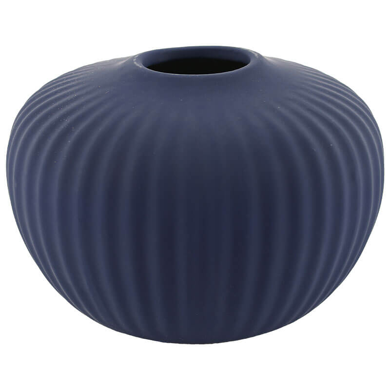 Blue Mini Vase 15X11Cm           