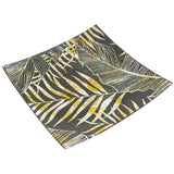 Gold/Black Leaf Plate 24X24Cm     - Image 3