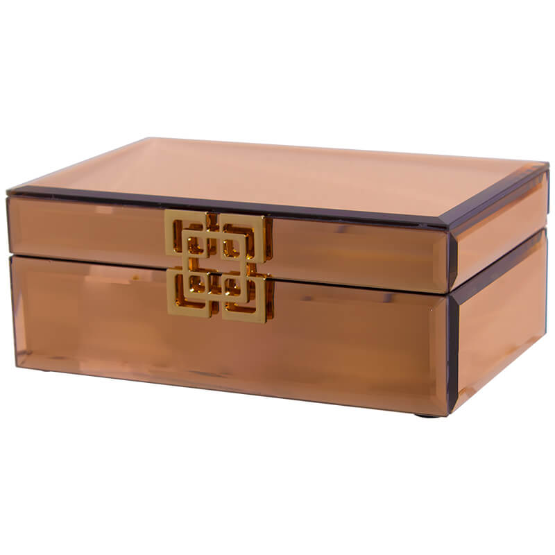 Bronze Accessory Box 20X13X8Cm   
